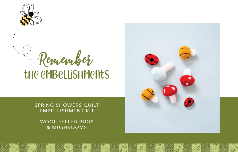 Wool Felt Bugs & Mushrooms — image 2