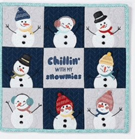 Kimberbell Mini Quilt Kit January Fabric Only