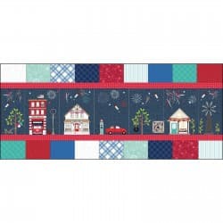Main Street Celebration Bench Pillow fabric kit