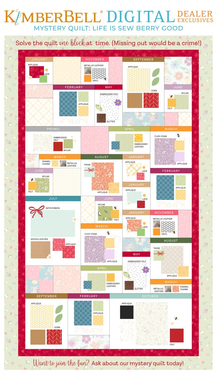 Kimberbell Life is Sew Berry Good 2027 DDE Designs Only — image 1