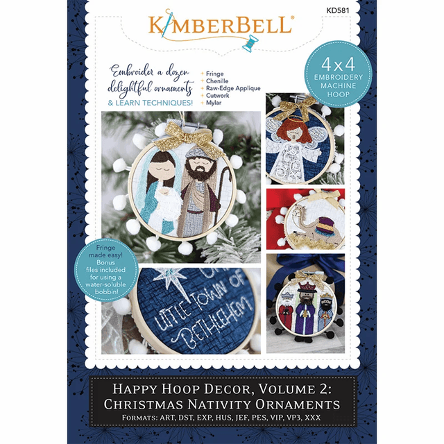 Kimberbell Designs HAPPY HOOP DECOR, VOLUME 2: Christmas Nativity