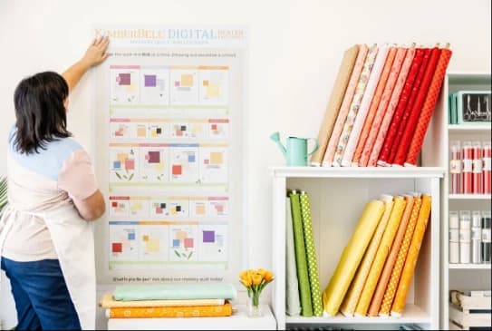 Kimberbell Wallflower Mystery Quilt Fabric Kit