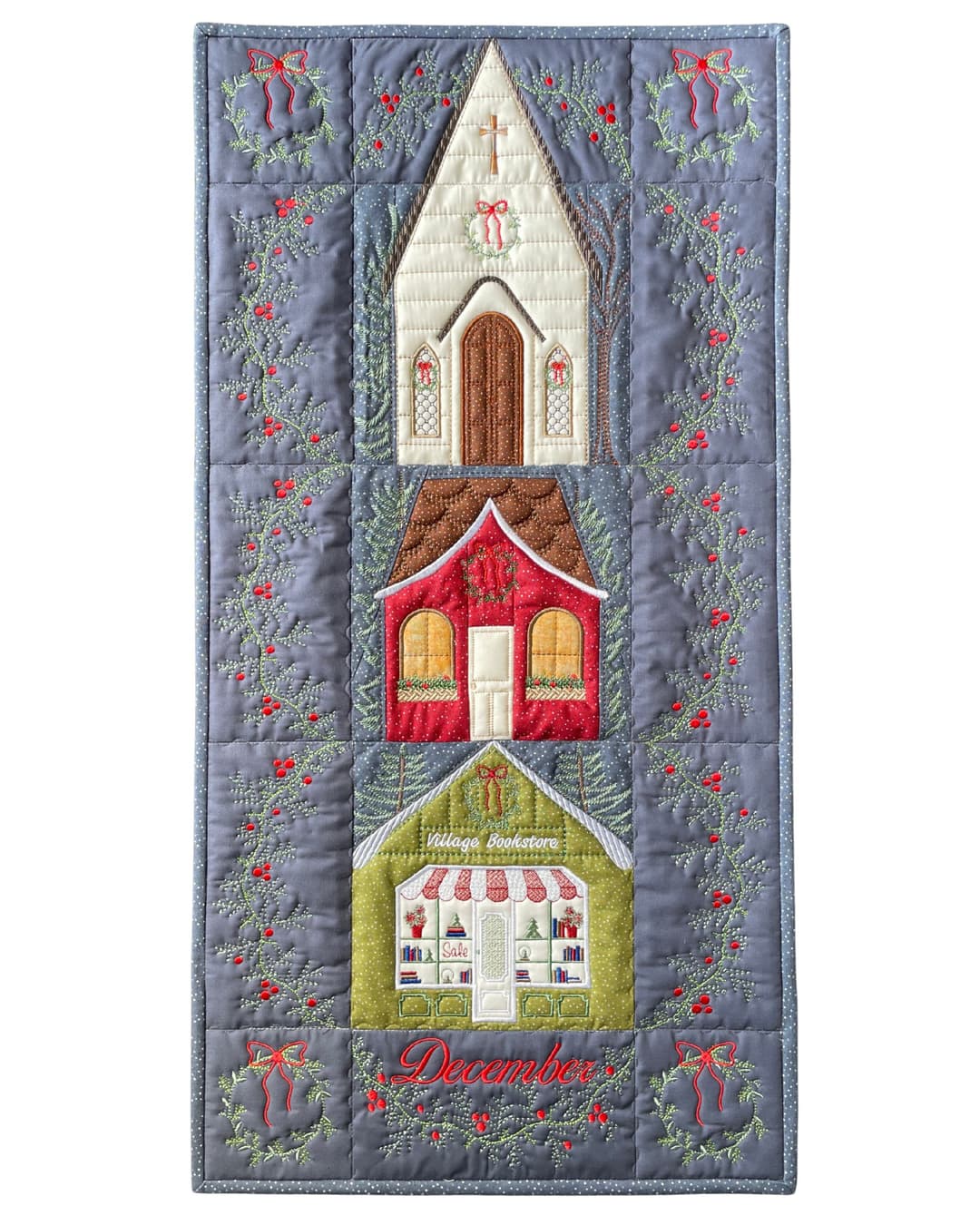 Christmas Village Wall Hanging - Digital Library