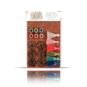 Happy Place Embroidery Projects Embellishment Kit — image 2