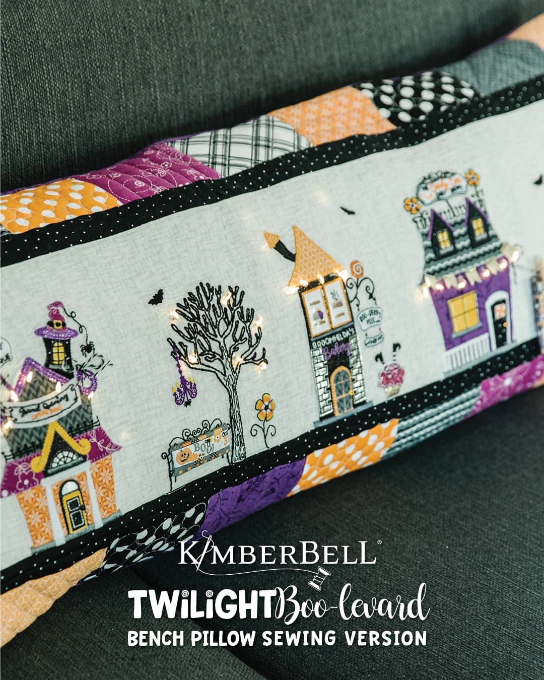 Twilight Boo-levard Bench Pillow Fabric Kit