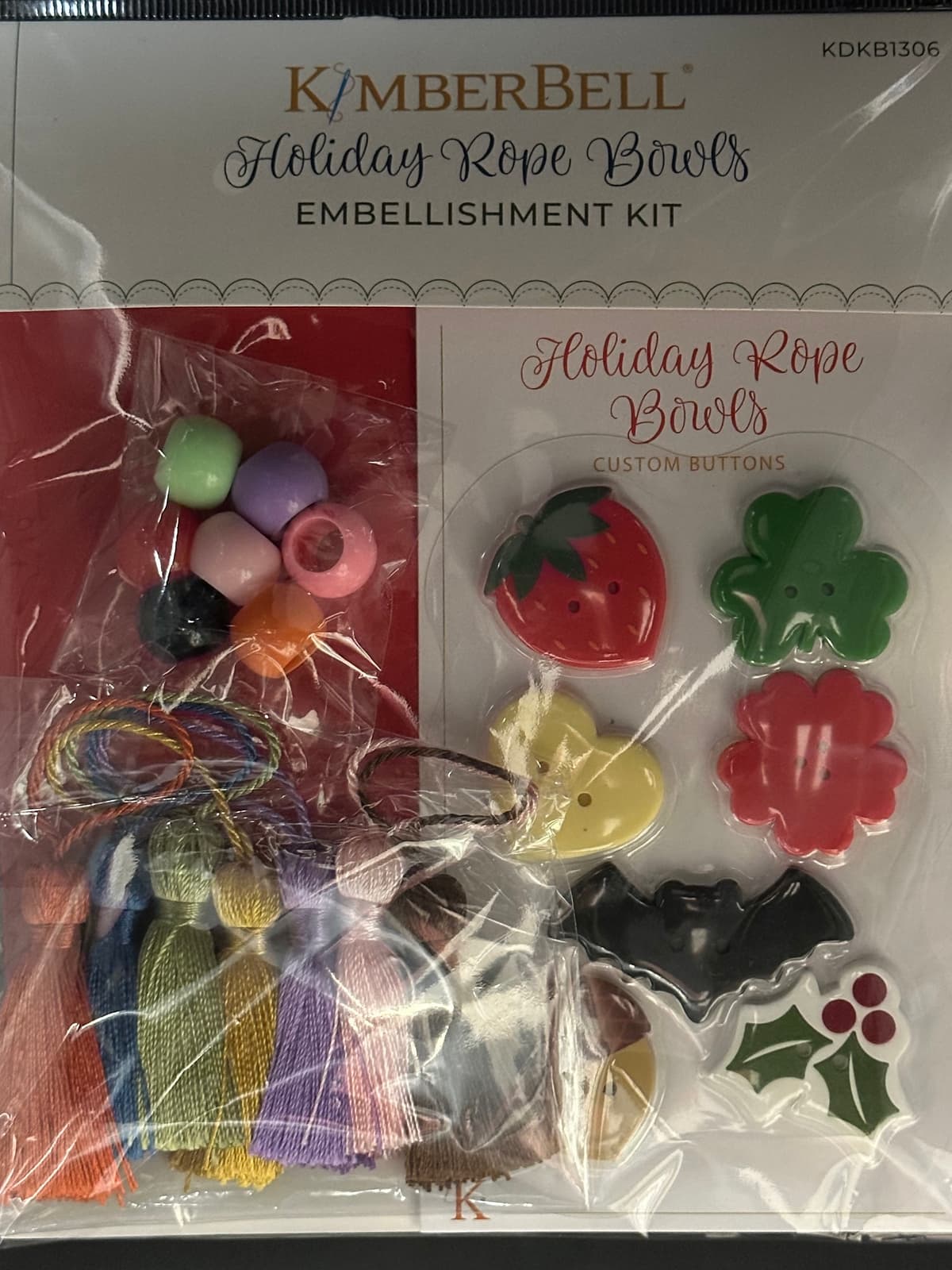 Holiday Rope Bowls Embellishment Kit — image 1