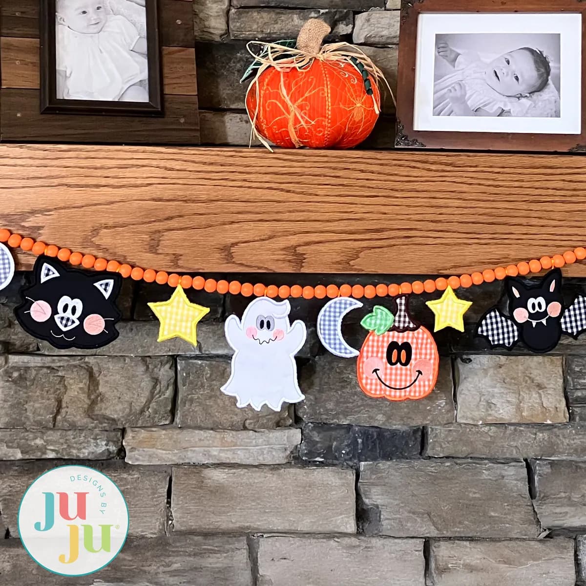 Designs by Juju In The Hoop Halloween Wreath Project — image 2