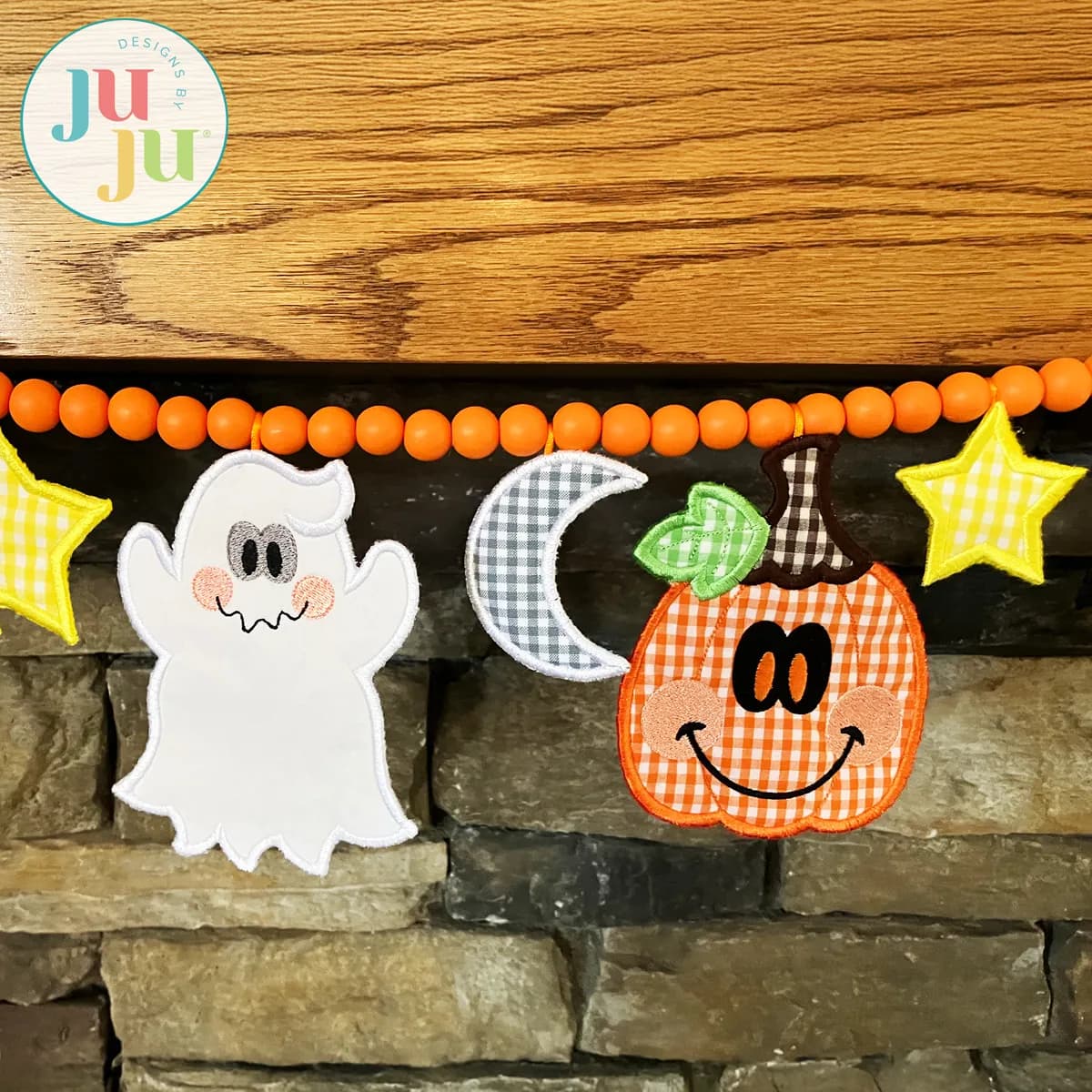 Designs by Juju In The Hoop Halloween Wreath Project — image 3
