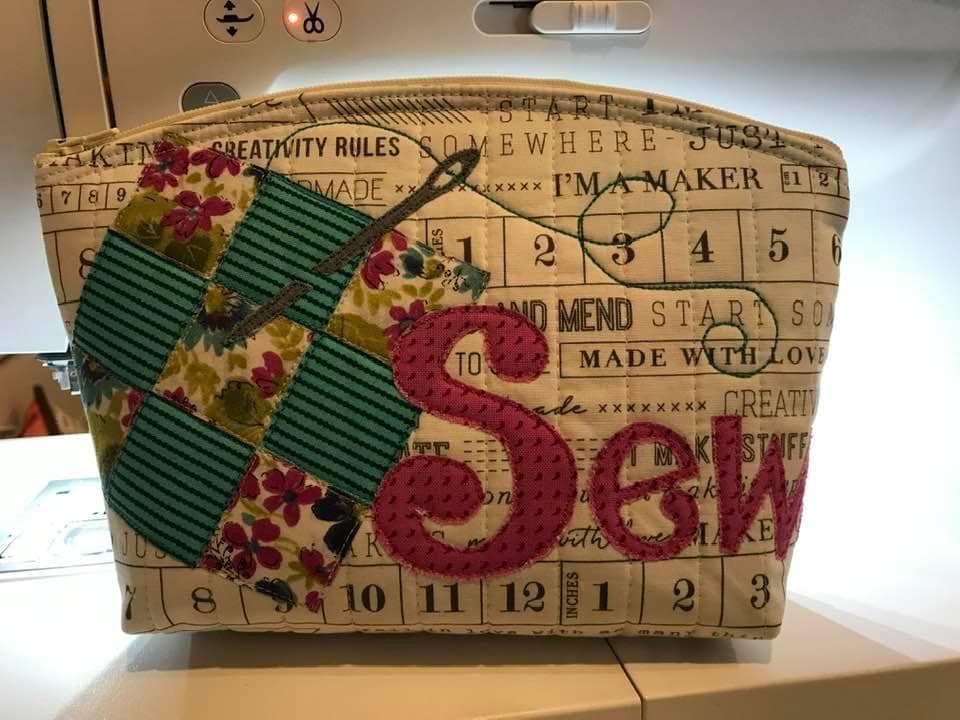 Mini Tote/Cosmetic Bag by Patti D 2025 — image 4