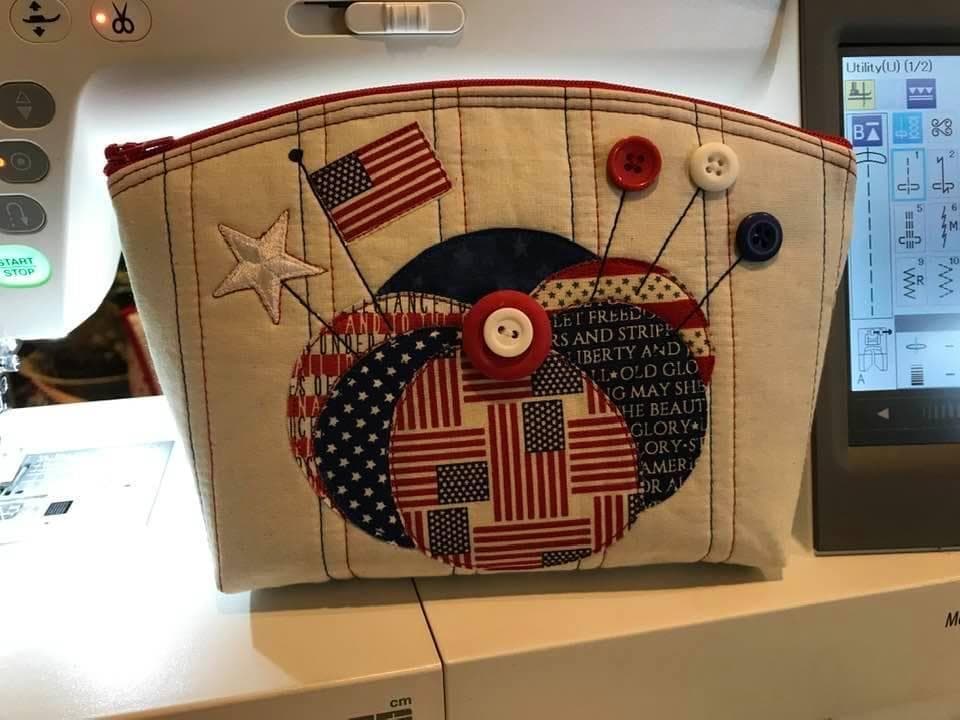 Mini Tote/Cosmetic Bag by Patti D 2025 — image 7