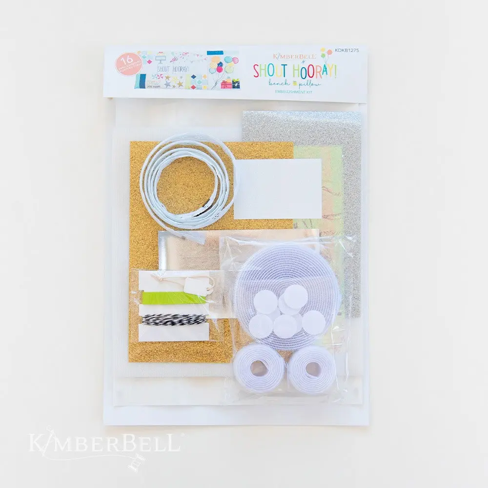 Shout Hooray Bench Pillow Fabric and Embellishment Kits — image 2