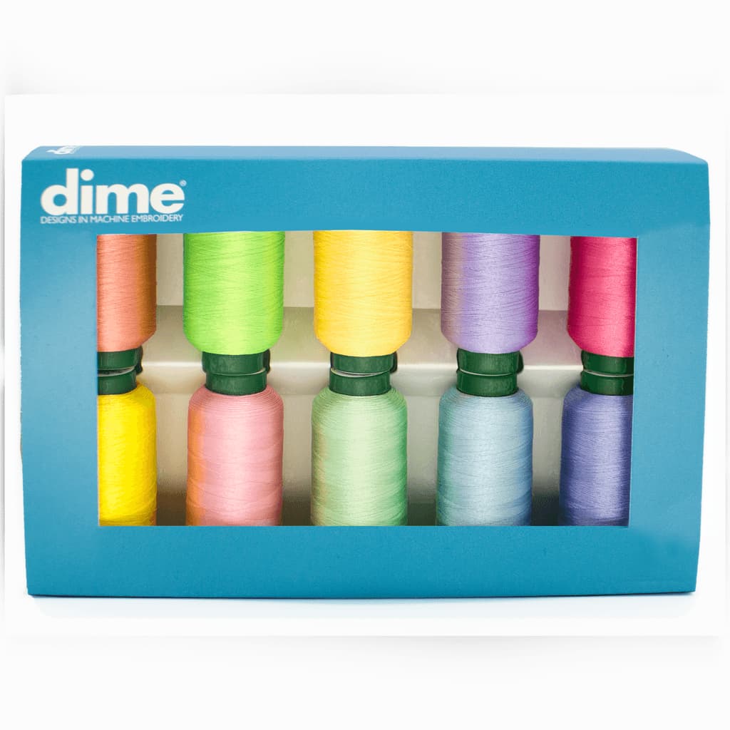 Exquisite by Dime Spring Thread Collection 10 Colors
