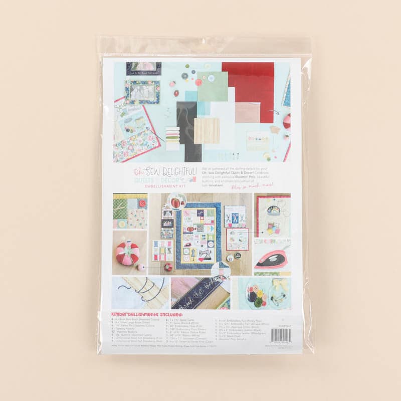 Oh Sew Delightful Fabric and Embellishment Kit Bundle — image 10