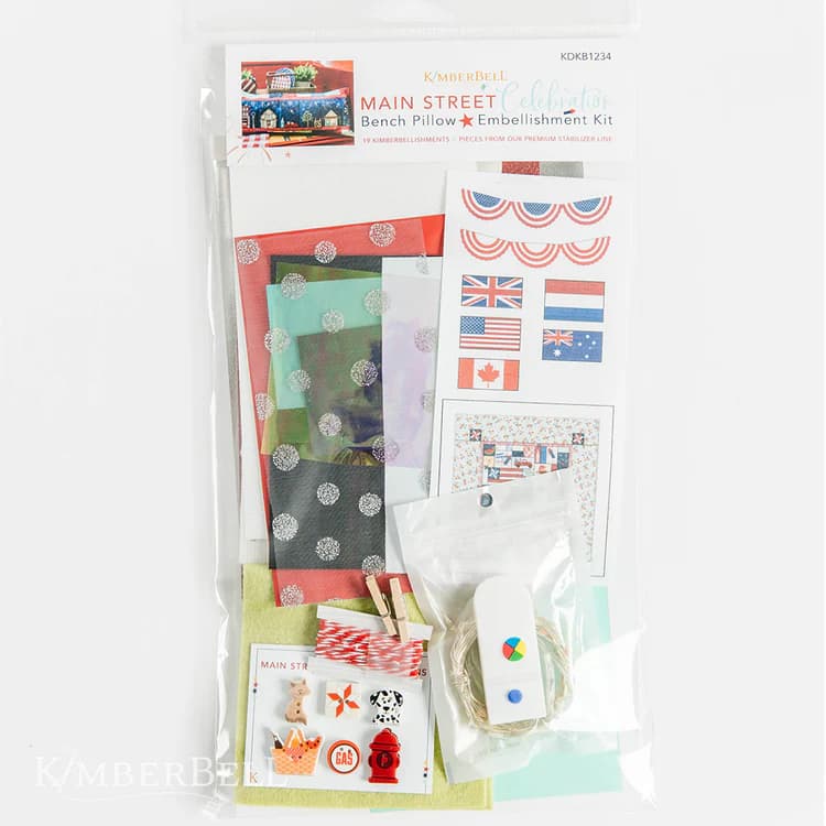 Kimberbell Designs Main Street Celebration Embellishment Kit