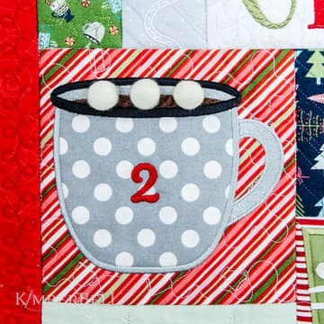 Kimberbell Cup of Cheer Advent Quilt Embellishment Kit — image 2