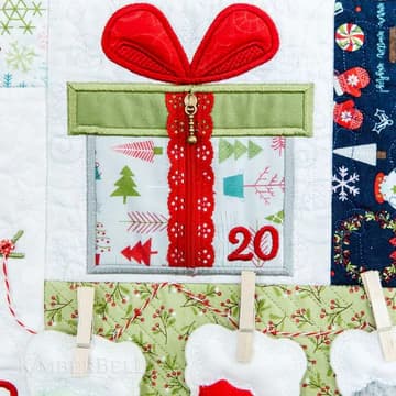 Kimberbell Cup of Cheer Advent Quilt Embellishment Kit — image 7