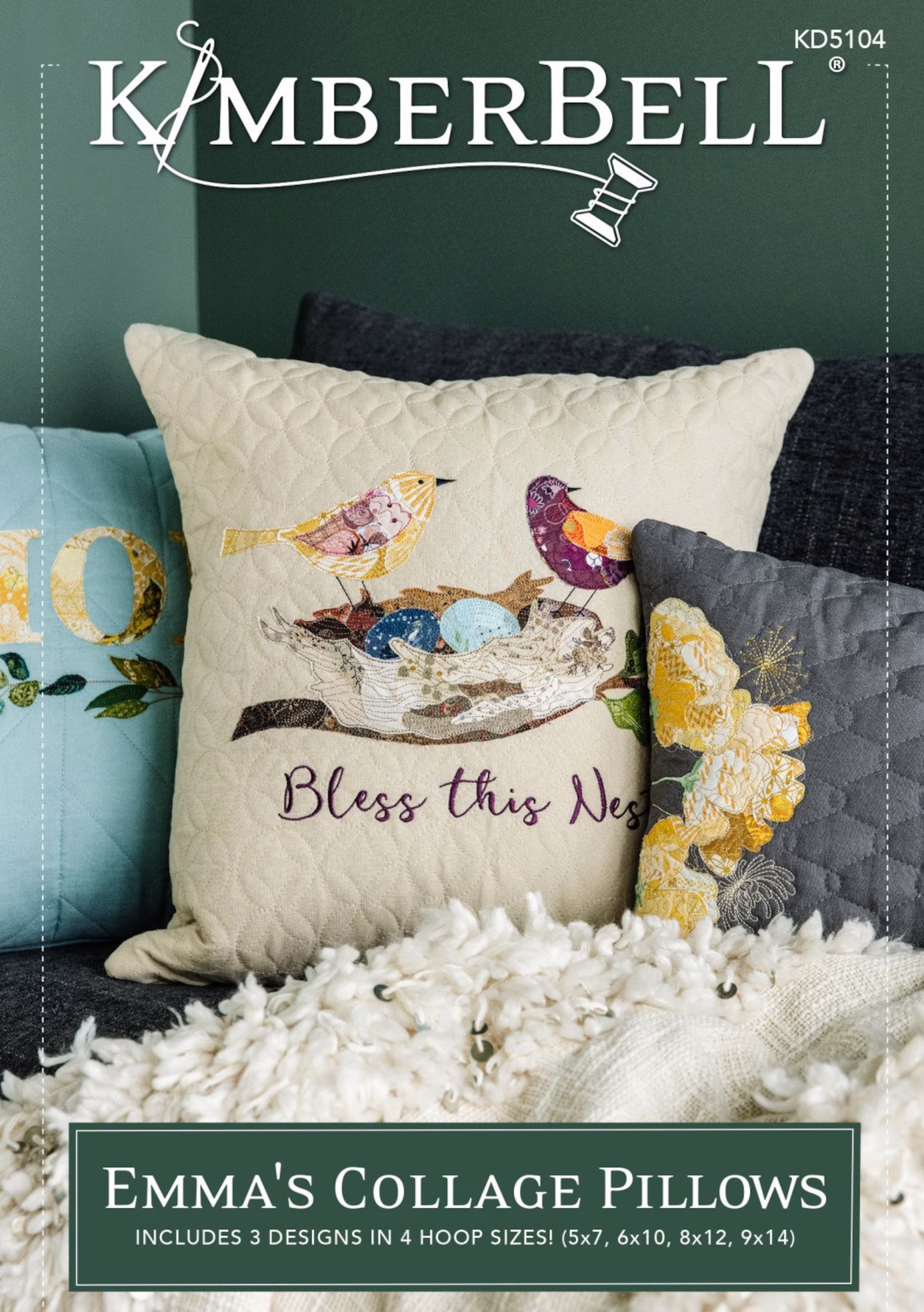 Kimberbell Designs Emma’s Collage Pillows