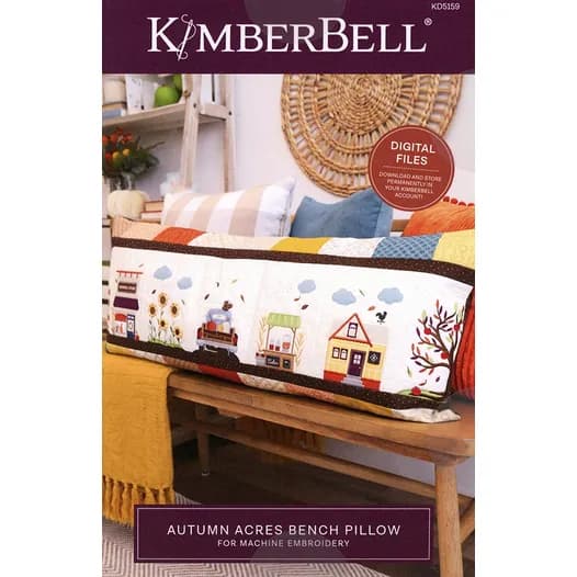 Kimberbell Designs Autumn Acres Bench Pillow Embroidery Version — image 1