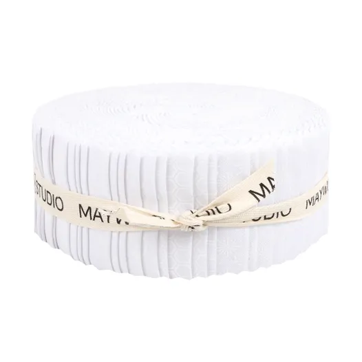 Whites Kimberbell Basics 2.5" Strips Kimberbell Designs for Maywood Studio