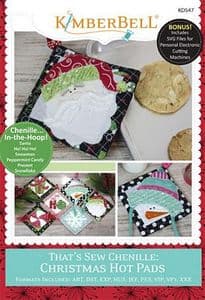 Kimberbell Designs That’s Sew Chenille Christmas Hot Pads