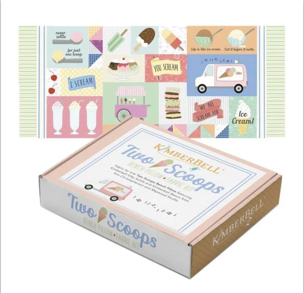 Two Scoops Bench Pillow Fabric Kit