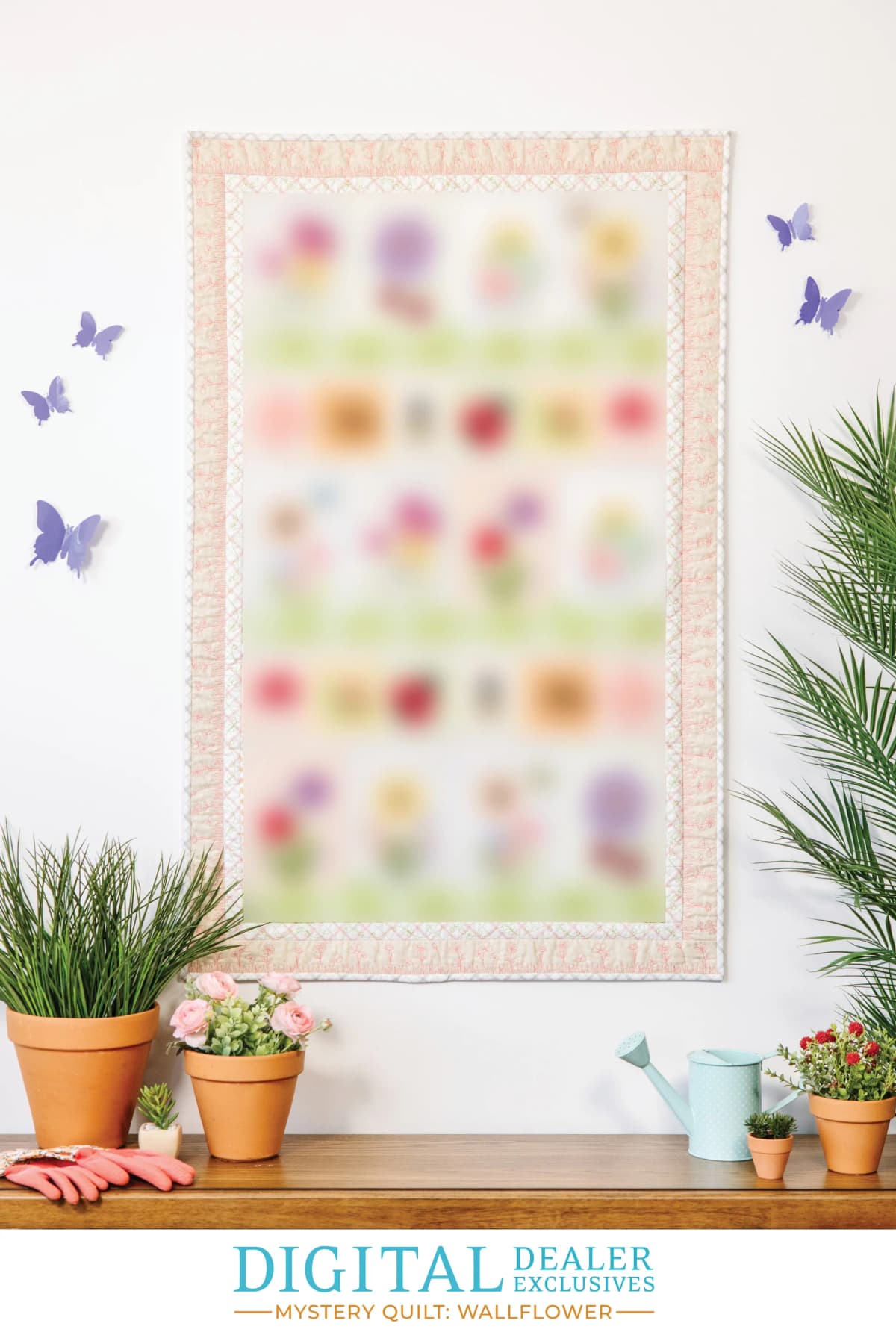 Kimberbell 2025 Wallflower Mystery Quilt Fabric Kit — image 2