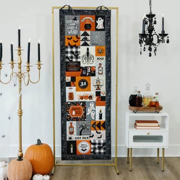 Kimberbell Pumpkins & Potions Ladder Quilt Fabric and Embellishment Kit — image 7