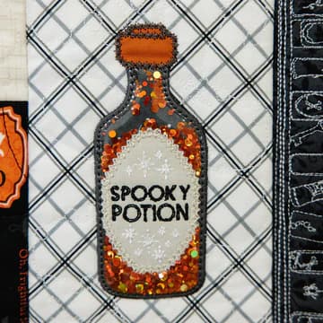 Kimberbell Pumpkins & Potions Ladder Quilt Fabric and Embellishment Kit — image 8