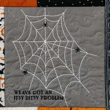 Kimberbell Pumpkins & Potions Ladder Quilt Fabric and Embellishment Kit — image 9