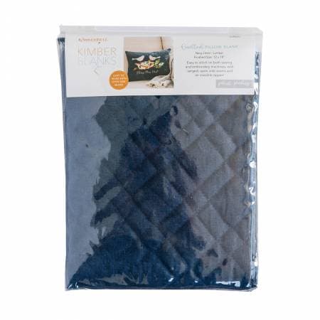 Kimberbell Designs Quilted Pillow Cover Navy