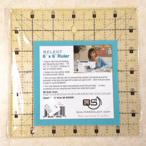 Quilters Select 6x6 Non Slip Ruler