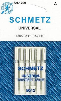 Schmetz Universal Needles 5-pk sz 80/12