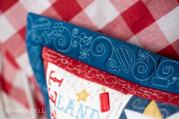 Kimberbell Sweet Land of Liberty Pillow-Fabric Kit — image 2