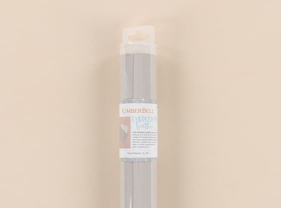 Kimberbell Embroidery Leather Pebbled Grey