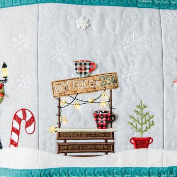 Candy Cane Lane Bench Pillow Fabric Kit — image 3