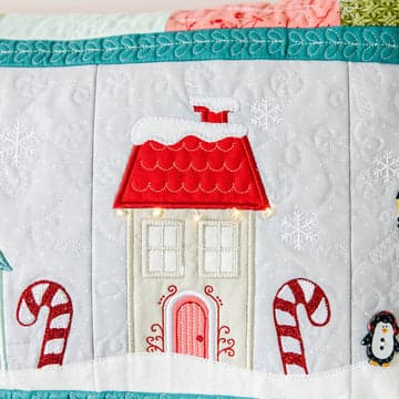 Candy Cane Lane Bench Pillow Fabric Kit — image 4