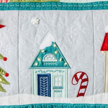 Candy Cane Lane Bench Pillow Fabric Kit — image 6