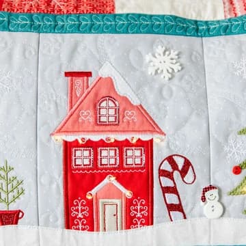 Candy Cane Lane Bench Pillow Fabric Kit — image 8