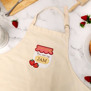 Adult Apron Blank — Buttermilk