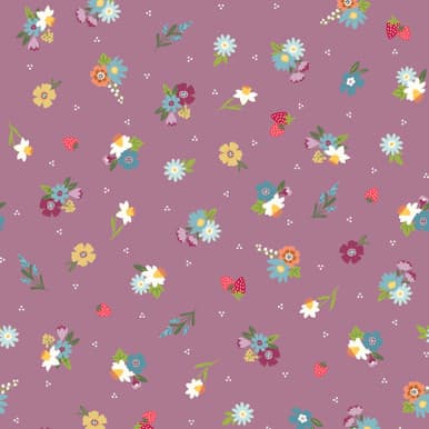 Cottontail Farm — Garden Flower Toss - Plum