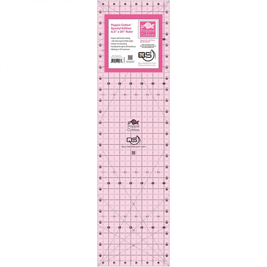 Quilters Select Poppie Cotton 6.5" x 24" Ruler