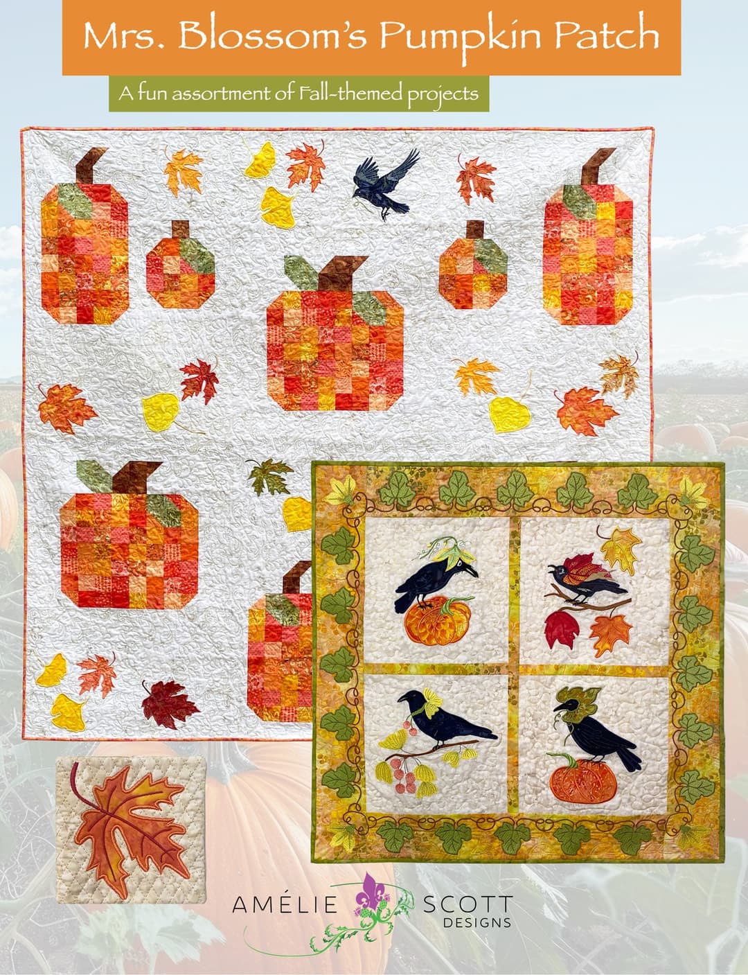 Amelie Scott Designs Mrs Blossoms Pumpkin Patch
