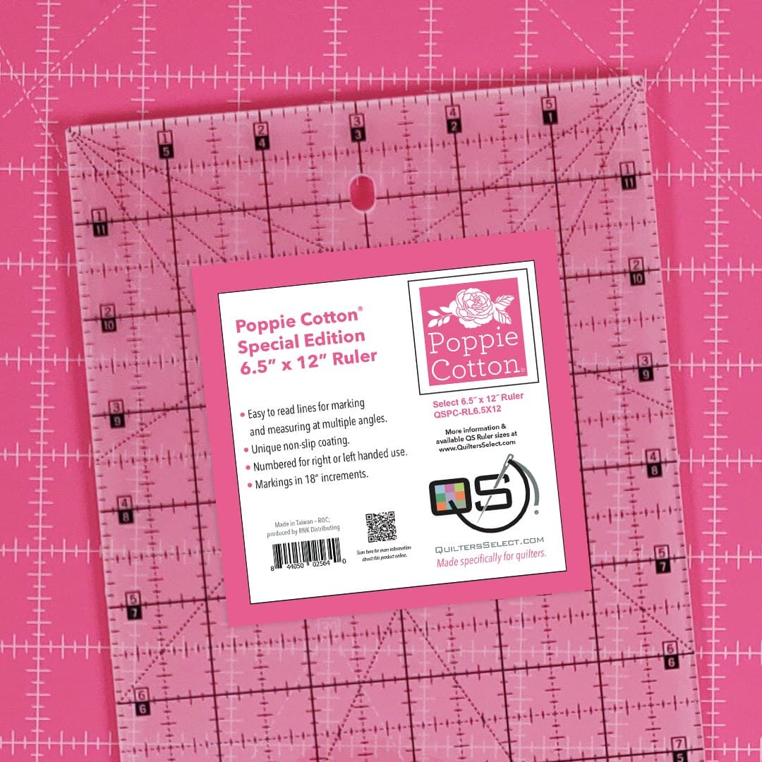 Quilters Select Poppie Cotton 6.5 x 12