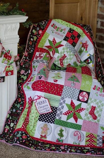Kimberbell Jingle All The Black Border