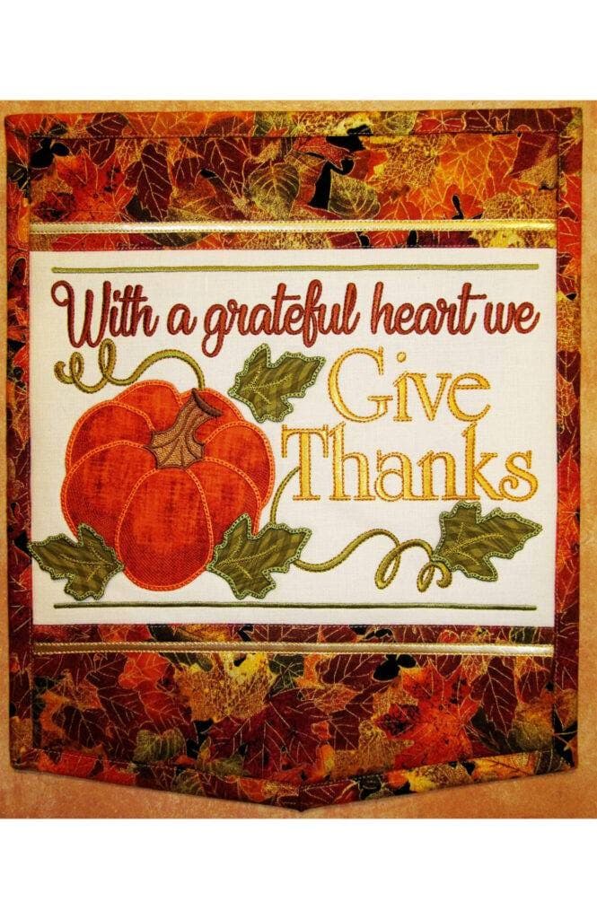 Janine Babich Designs Grateful Heart Wall Hanging