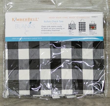 Kimberbell Designs Buffalo Check Tote