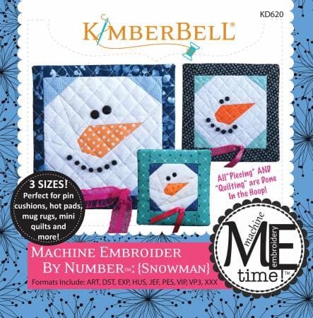 Kimberbell Designs MACHINE EMBROIDER BY NUMBER: SNOWMAN CD