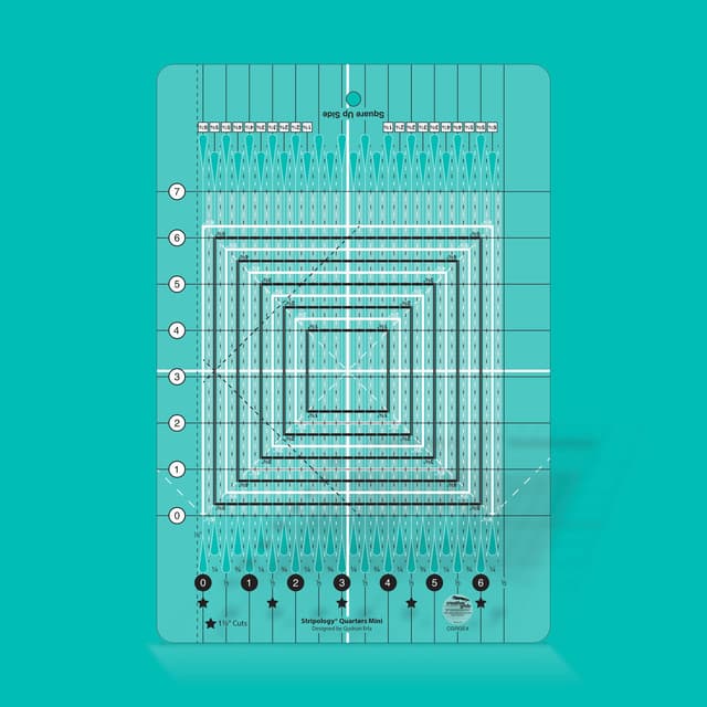Creative Grids Stripology Quarters Mini Quilt Ruler