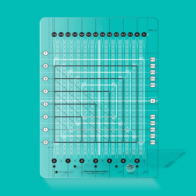 Creative Grids Stripology Squared Mini Ruler
