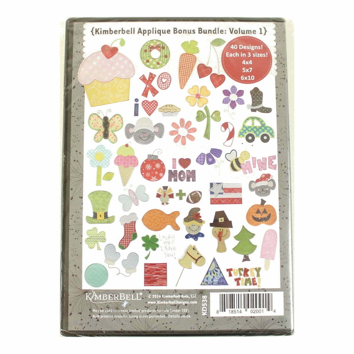 Kimberbell Applique Bonus Bundle Volume 1 — image 2